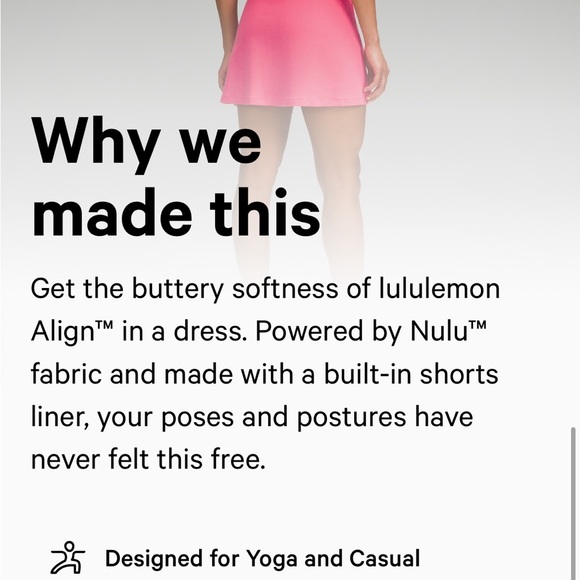 ❌SOLD❌ Lululemon Align Dress - Picture 10 of 10